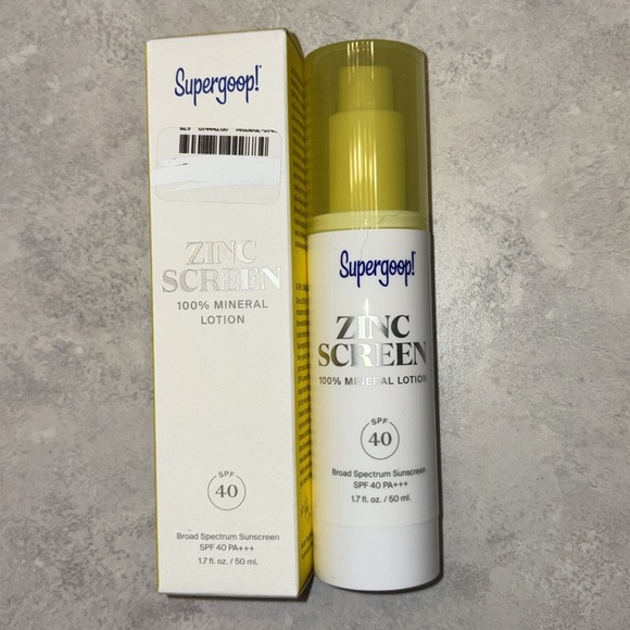 New Supergoop! Zinc Screen Mineral Lotion - SPF 40; 1.7 fl. Oz. - Picture 6 of 7